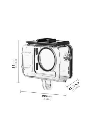 Djı Osmo Action 5 Pro / 3/4 Startrc 40m Sualtı Su Geçirmez Muhafaza Dalış Çantası İçin Siyah