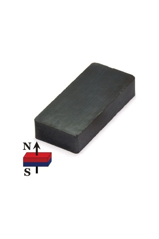 10 Adet 40X20X10 Köşeli Ferrit Kömür Seramik Magnet Mıknatıs N11.2412