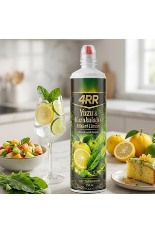 4rr Yuzu-kuzu Kulağı & Misket Limon Aromalı Tropikal İçecek Karışımı 750 Ml Çekirdek