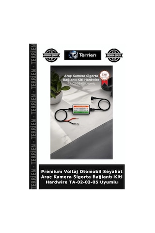 Premium Voltaj Otomobil Seyahat Araç Kamera Sigorta Bağlantı Kiti Hardwire Ta-02-03-05 Uyumlu