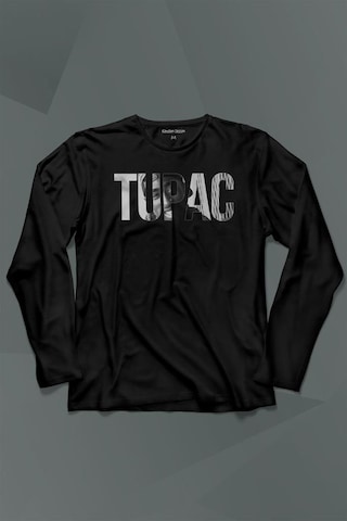 Tupac Amaru Shakur Awesome 2pac Rap Musicuzun Kollu Tişört Baskılı T-shirt 001