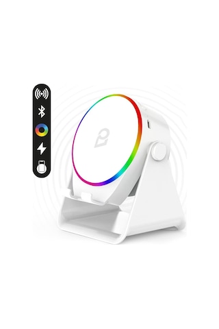 Enkado Ekd-s11 5w İndüksiyonlu Bluetooth Hoparlör Ses Yükselten 2000mah Rgb Işıklı Standlı Speaker