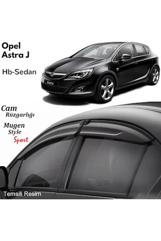 Opel Astra J 2009 - 2015 Arası Mügen Cam Rüzgarlığı 4 Lü Takım