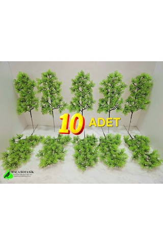 Yapay Bonsai Dalı 10 Adet Yeşil