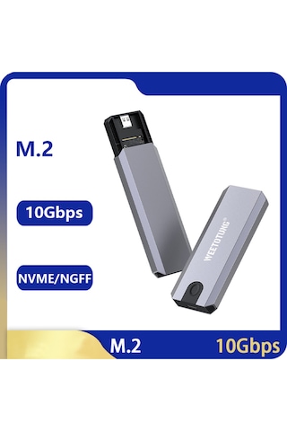 M2 Ssd Harici Okuyucu Ve Yazıcı 10gbps Type-c Harici Bellek Kart Okuyucu Nvme - Ngff Optimus