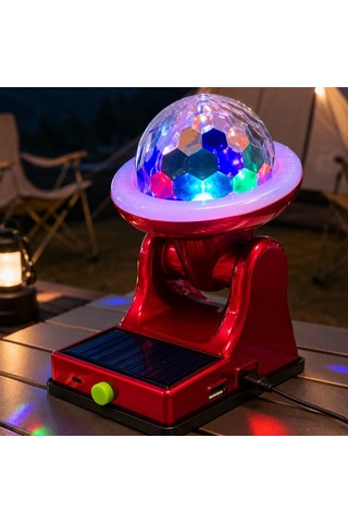 Taşınabilir Solar Rgb Led Parti Lambası Usb Şarjlı Dekoratif Aydınlatma