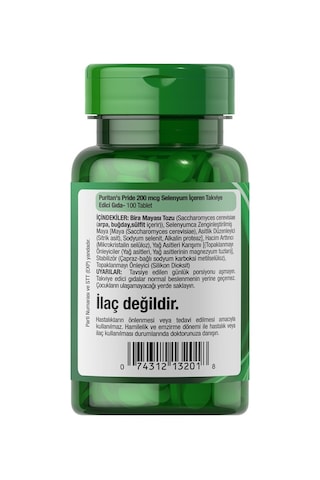 Puritan's Pride Selenyum 200 Mcg 100 Tablet