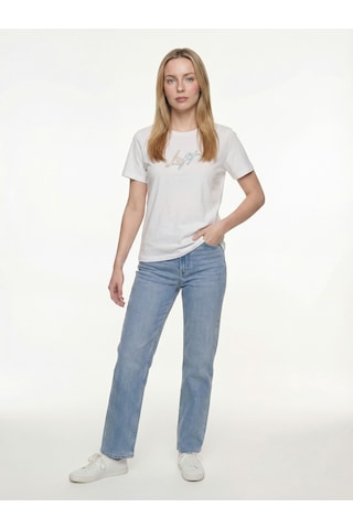 LOFT Regular Fit Kadın Tshirt K.kol Lf2042218 Q1.v1 Beyaz