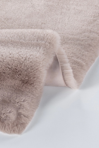 Apex Palma Pudra Peluş Post Halı Pudra