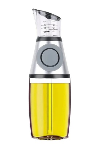 Teltree 250ml Ölçekli Cam Zeytinyağı Dispanseri, Mutfakta Hassas Kullanım İçin