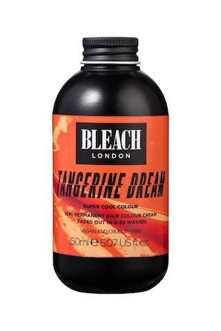 Bleach London Tangerine Dream Super Cool Colour 150 Ml Vegan, Geçici Turuncu Saç Rengi