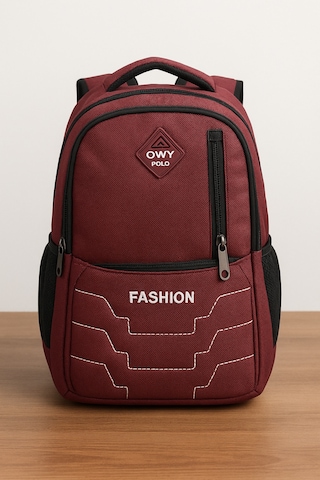 Owyon Polo Fashion Okul Sırt Çantası Yeni Sezon -kırmızı