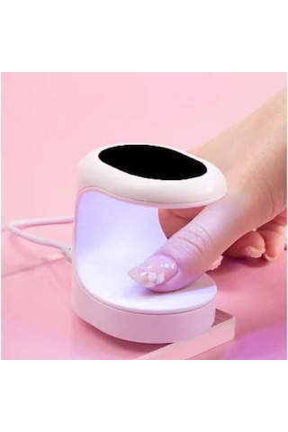 Mini Uv Tırnak Kurutucu Açık Pembe