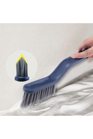 Cımbızlı Fırça Çok Amaçlı Kademeli Kesim Uçlu Banyo Klozet Kenar Çok Renkli