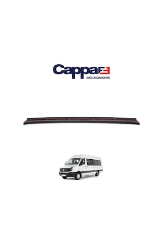 Cappafe Volkswagen Crafter Arka Tampon Eşiği Koruma Akrilik abs