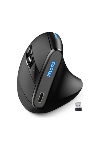 Geeksen 2.4g Kablosuz Fare, 10m Menzil, 3 Ayarlı Dpı, Ergonomik Tasarım, Usb Alıcılı, Hızlı Ve Kararlı Performans Diğer