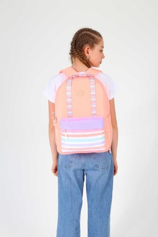 Kaukko Double Stripe Sırt Çantası Salmon K1766