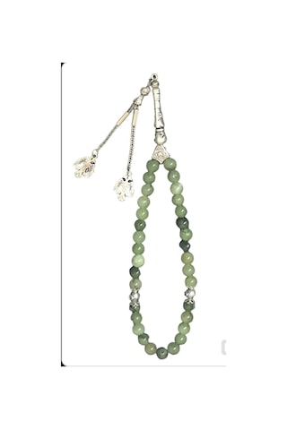 Upeka Hakiki Doğal Taş Zebercet Jade Taşı Tesbih