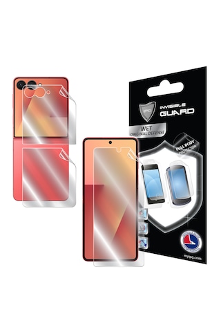 Samsung Galaxy Uyumlu Z Flip 7 İç Dış Ekran Ve Arka İçin Hydrogel Kor