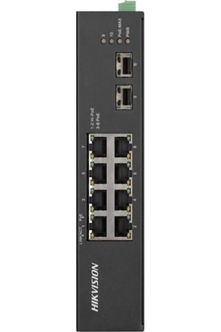 8port Ds-3t0510hp-e/hs Gıgabıt 2-sfp Yönetilemez 120w Poe Swıtch