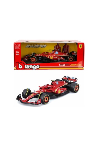 1:18 Ferrari Sf-24 Formula 1 Yarış Arabası Detaylı Metal Koleksiyon Modeli, 2024 Sezonu, Leclerc & Çok Renkli