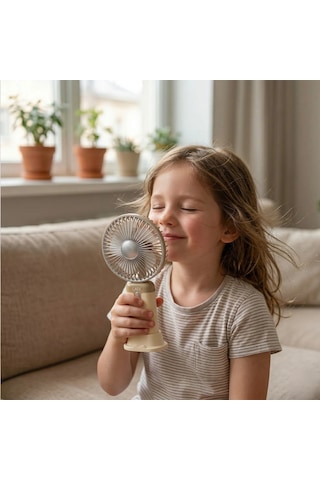 Cata Serino Şarjlı Taşınabilir El Ve Masa Vantilatörü Mini Fan