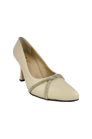 Matzeliger Mzg1180 Bej Kadın Kalem Topuklu Stiletto