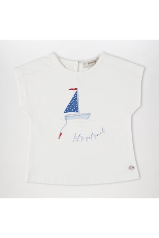 Panço Kız Çocuk Baskı Detaylı T-shirt 2411gb05036-4461 001