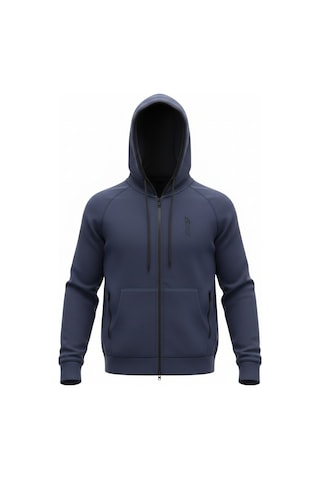 Superfly Kapüşonlu Erkek Tam Fermuar Sweatshirt Spf101232321715 Lacivert