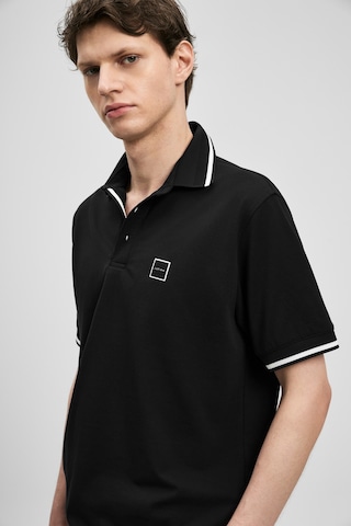 Lufian Grom Smart Erkek Polo Tişört Siyah Siyah 111040232100100