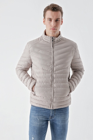 Morven Erkek Beyaz Su İtici Rüzgar Geçirmez Dynamic Fit Rahat Kesim Şişme Mont 25ks024001600 Beyaz