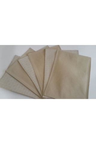 Amerikan Servis Manhatten Plain 32 x 45 CM Sütlü Kahve 2'li Açık Kahverengi