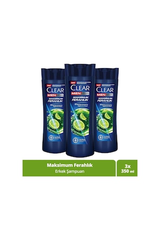 Men Kepeğe Karşı Etkili Şampuan Maksimum Ferahlık 350 Ml X3