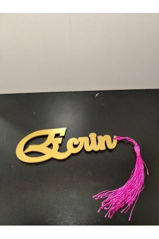 Kitap Ayracı Kişiye Özel İsim Temalı