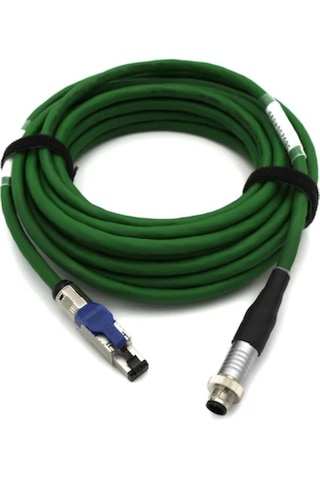 Pur M12 - Rj45 Ethernet Kabloları 4 Pinli D Kodlu Ip67