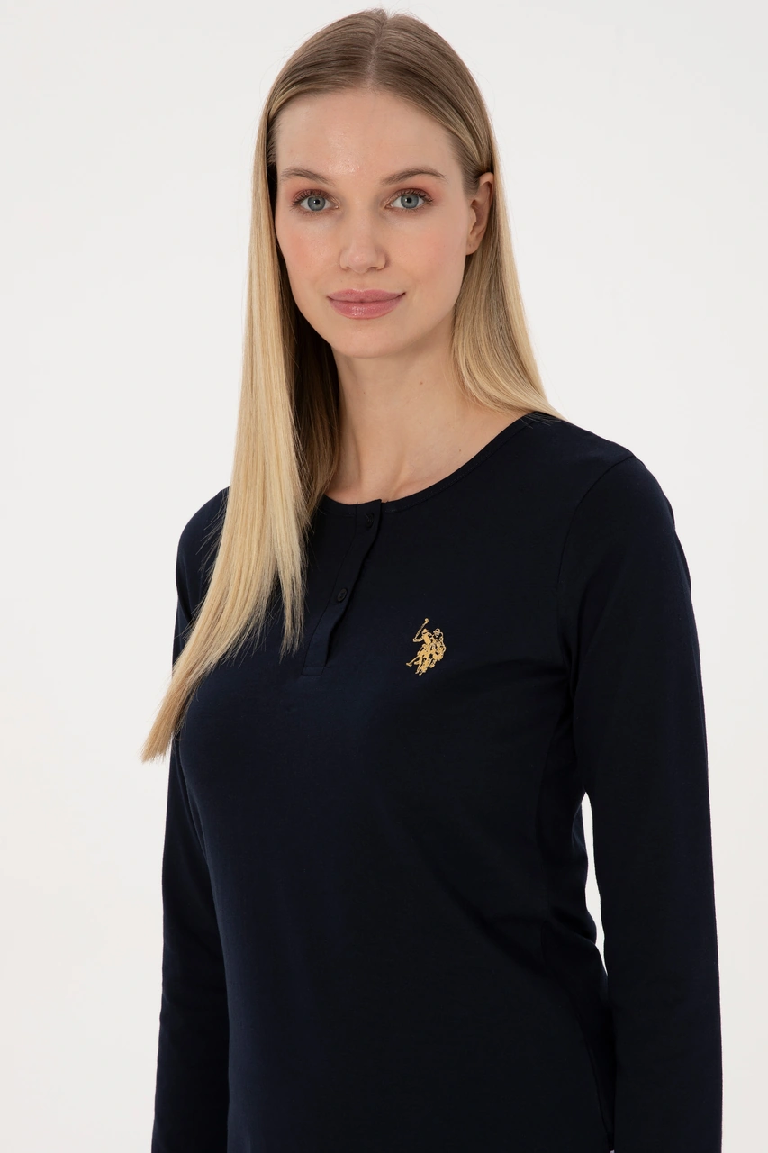 U.s. Polo Assn. Kadın Lacivert Pijama Takım 50318931-vr033 Lacivert