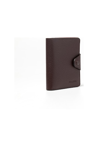Kahve Cüzdan & Kartlık Unisex 866 Grande Deri Cüzdan Kartlık kahverengi