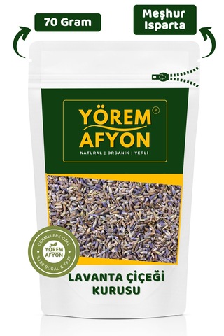 Yörem Afyon Isparta Keçiborlu Yerli Mahsul Hoş Kokulu Lavanta Çiçeği Kurusu Lavandula Angustifolia 70gr. Yörem Afyon Isparta Keçiborlu Yerli Mahsul Hoş Kokulu Lavanta Çiçeği Kurusu Lavandula Angustifolia 70gr.