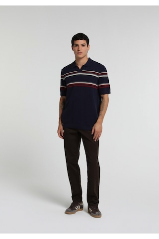 Colin's Colins Regular Fit Polo Yaka Jakarlı Erkek Lacivert Kısa Kol Kazak Cl1080893 Q1.v2 Nav