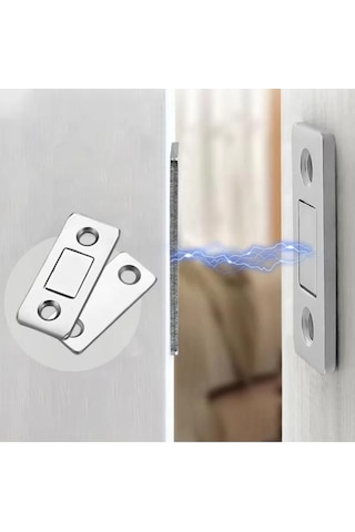 Mıknatıslı Slim Çıtçıt Kapı Kapak Çekmece Tutucu