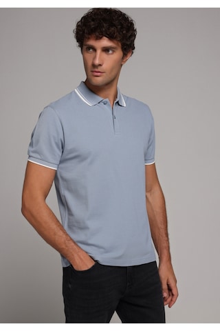 Colin's Colins Regular Fit Polo Yaka Düz Erkek Mavi Kısa Kol Tişört Cl1080027 Q1.v2 Ble Mavi