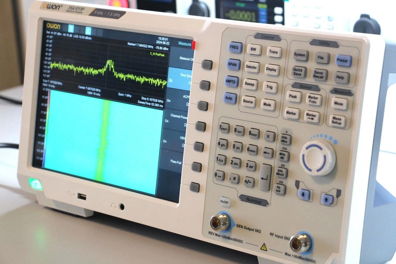 Owon Xsa1015p-tg Spektrum Analizör 10,4 Dokekr 1,5 Ghz