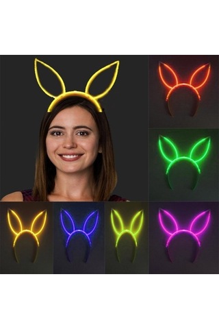 Karanlıkta Yanan Fosforlu Glow Taç 6 Adet