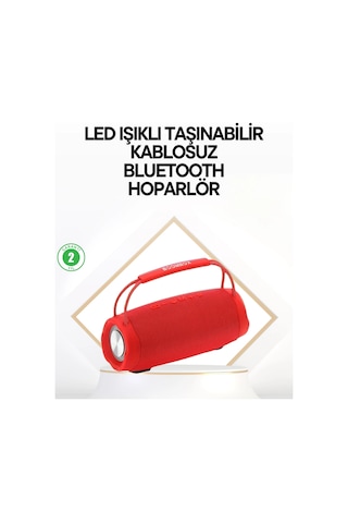 Çevreleyen Sesli Rgb Destekli Kablosuz Taşınabilir Hoparlör