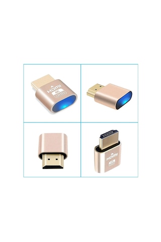 HDMI Plug Yüksek Çözünürlüklü Sanal Monitör Ekran Emülatörü