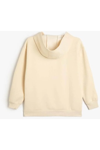 Koton Kız Çocuk Sweatshirt Ekru 4wkg10055ak 24ky59000190 Y5915 Ekru