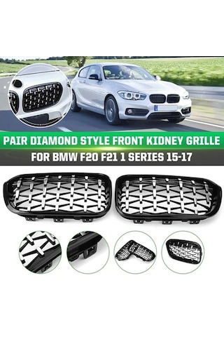 Bmw 1 Serisi F20 Ön Panjur Böbrek Diamond Model Oem 2015-2019
