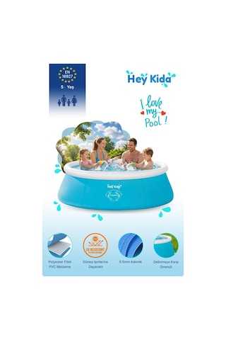 Heykida Swim Safe Hızlı Kurulum Havuzu 152x51cm Mavi
