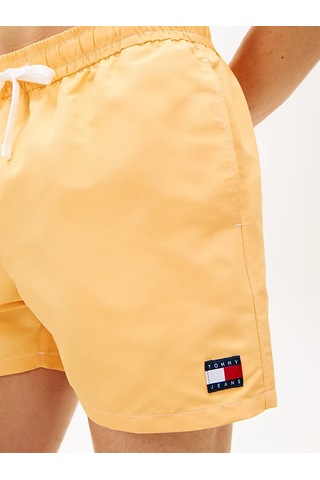 Tommy Hilfiger Tj Medıum Drawstrıng Solıd Erkek Turuncu Deniz Şortu - Um0um03852