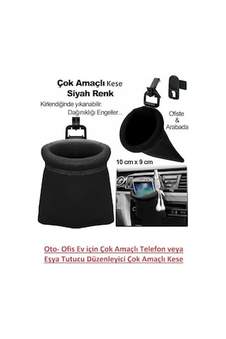 Çok Amaçlı Akıllı Kese Araç İçi Küçük Organizer Telefon Tutucu Oto Ofis Ev İçin Eşya Telefon Tutucu Düzenl